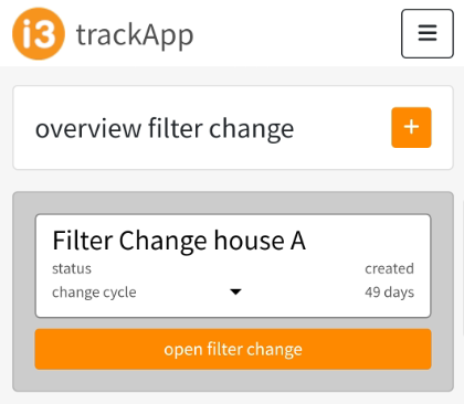 Created filter change