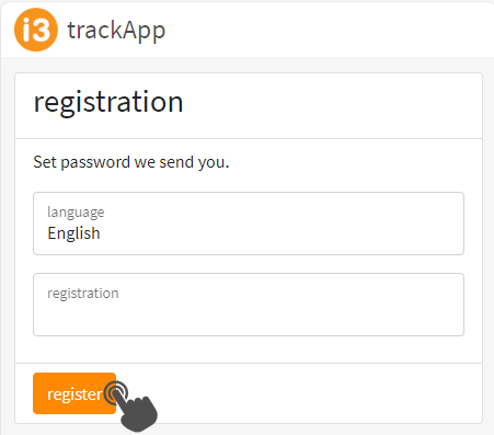 i3 trackApp Login